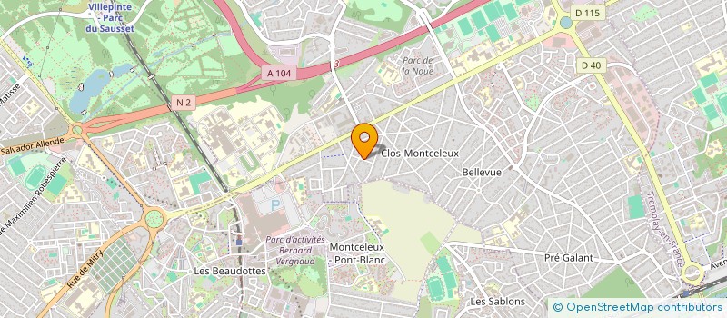 localisation de l'entreprise SCI JAS93 à VILLEPINTE
