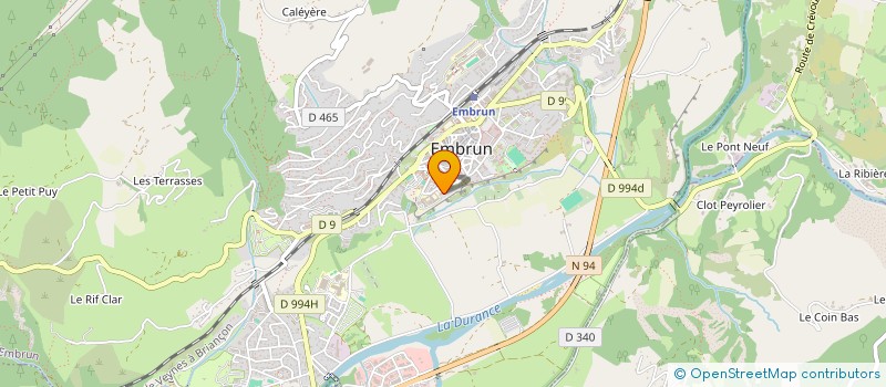 localisation de l'entreprise SCI JASA  EMBRUN