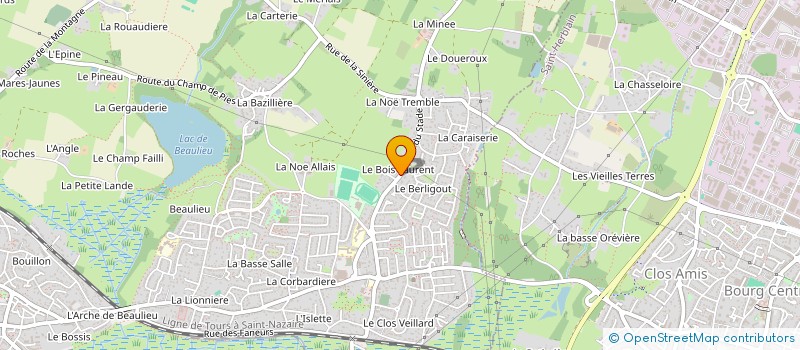 localisation de l'entreprise SCI JASA à COUERON