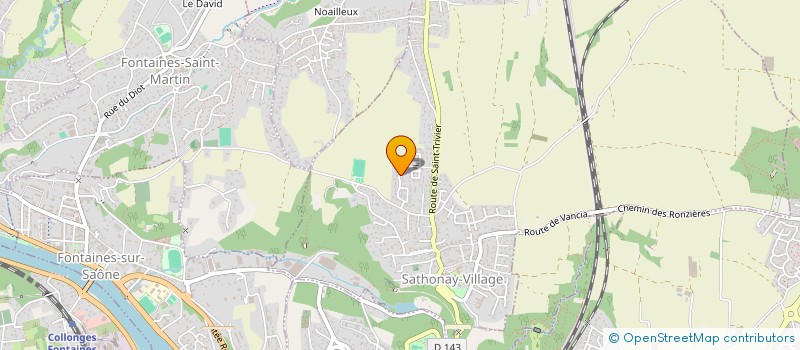 localisation de l'entreprise SCI JASE  SATHONAY-VILLAGE