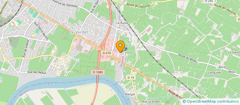 localisation de l'entreprise SCI JASH  LIBOURNE