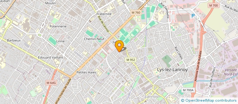 localisation de l'entreprise SCI JASIM  ROUBAIX