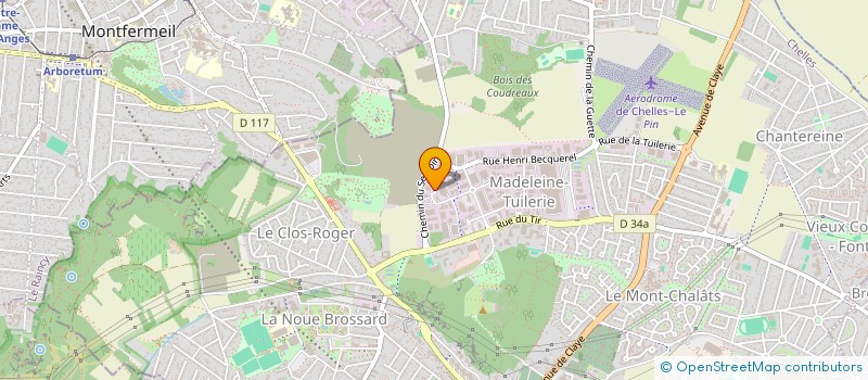 localisation de l'entreprise SCI JASMAR  CHELLES