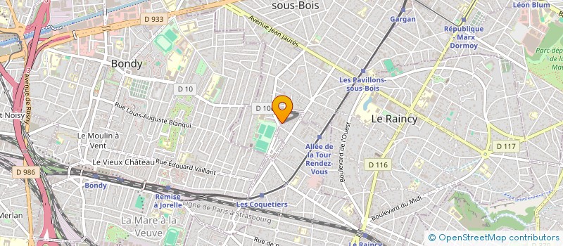 localisation de l'entreprise SCI JASMAYM  VILLEMOMBLE