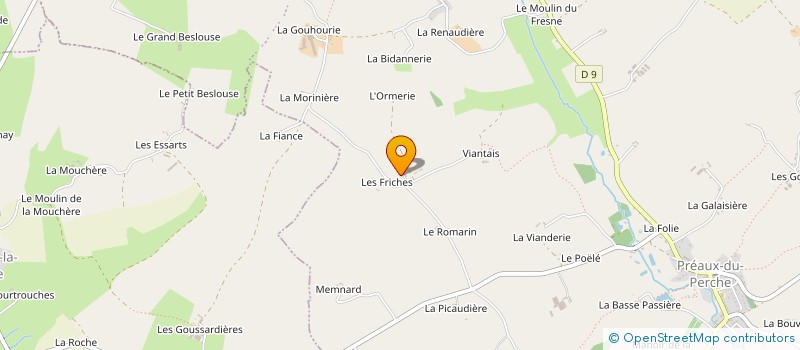 localisation de l'entreprise SCI JASMEEN à PERCHE-EN-NOCE