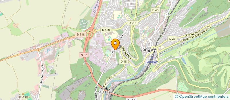 localisation de l'entreprise SCI JASMIN à LONGWY