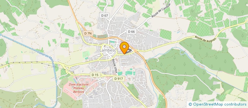 localisation de l'entreprise SCI JASMIN  LAMBESC