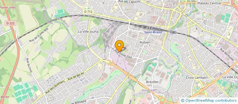 localisation de l'entreprise SCI JASMIN à SAINT-BRIEUC