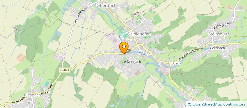 localisation de l'entreprise SCI JASMIN  WALDIGHOFEN