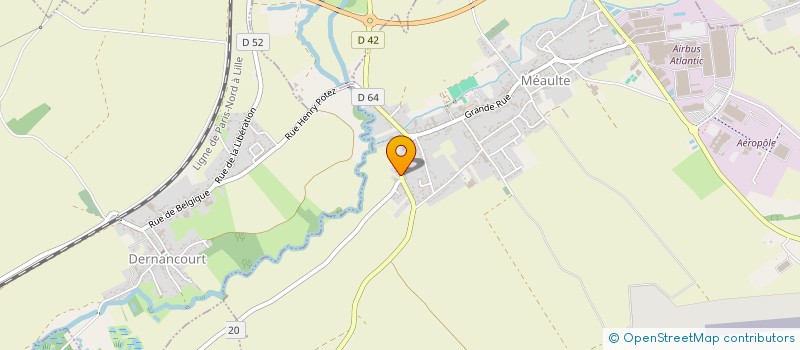 localisation de l'entreprise SCI JASMIN  MEAULTE