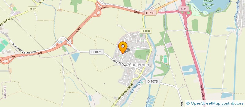 localisation de l'entreprise SCI JASMIN  COUTERNON