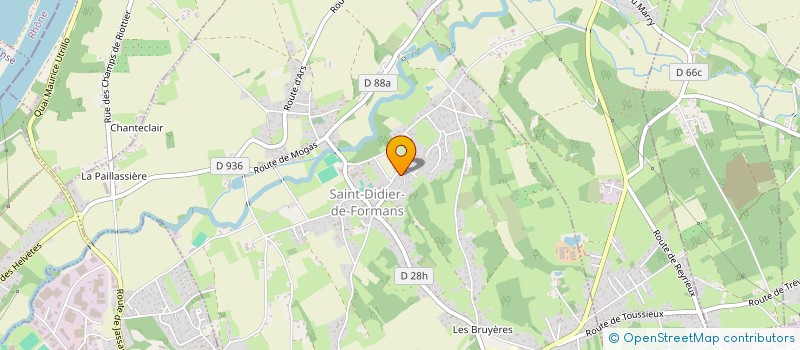 localisation de l'entreprise SCI JASMIN  SAINT-DIDIER-DE-FORMANS