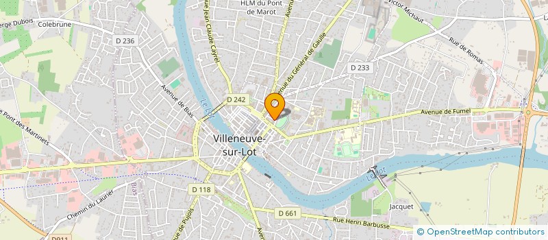 localisation de l'entreprise SCI JASMIN à VILLENEUVE-SUR-LOT