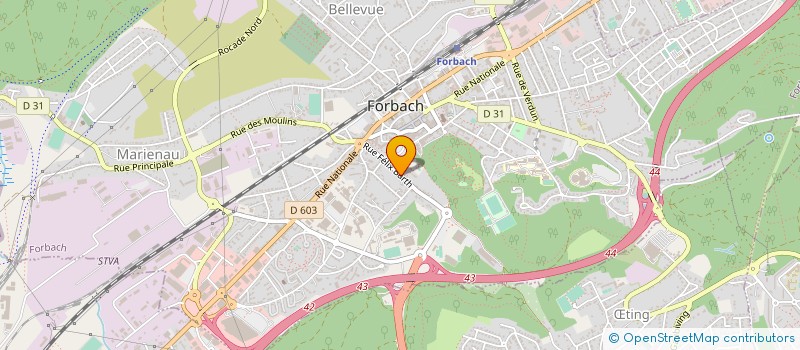localisation de l'entreprise SCI JASMINE à FORBACH