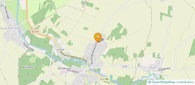 localisation de l'entreprise SCI JASMINE  VOULX