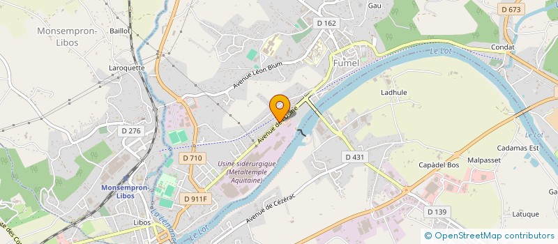 localisation de l'entreprise SCI JASMINE  FUMEL