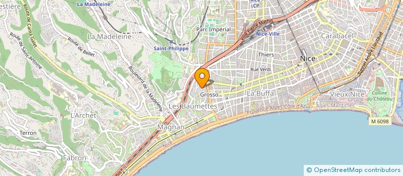 localisation de l'entreprise SCI JASMINE à NICE