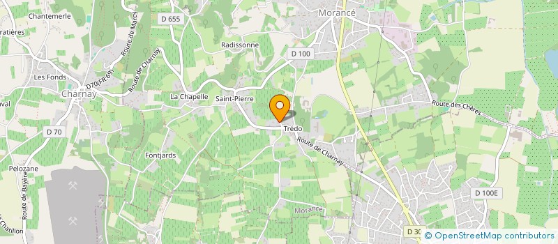 localisation de l'entreprise SCI JASMINE  MORANCE