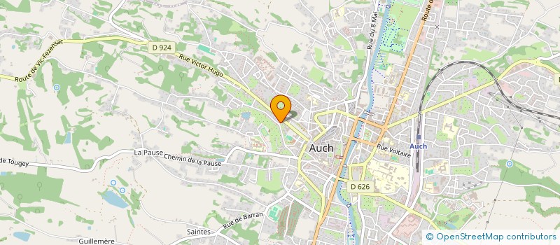 localisation de l'entreprise SCI JASMINE  AUCH