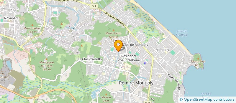 localisation de l'entreprise SCI JASMINS  REMIRE-MONTJOLY