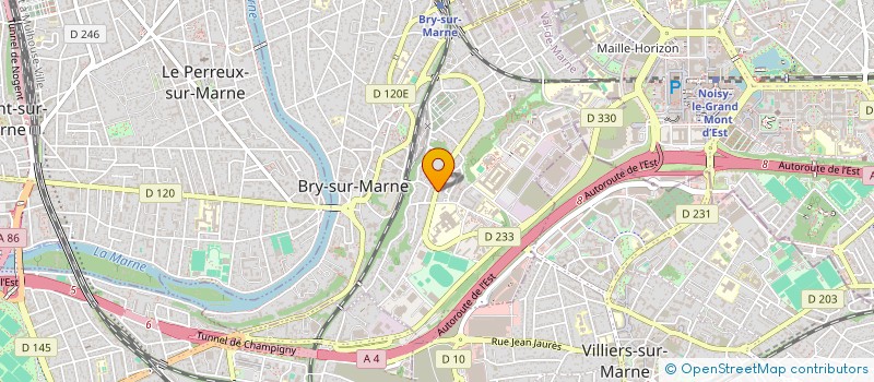 localisation de l'entreprise SCI JASNIN MARTIN  BRY-SUR-MARNE