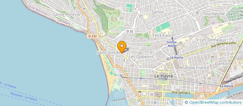 localisation de l'entreprise SCI JASON à LE HAVRE