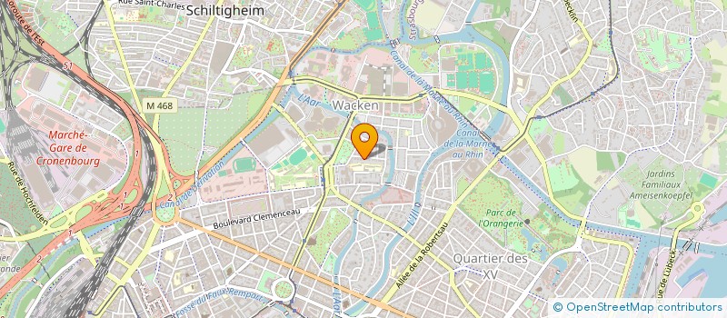 localisation de l'entreprise SCI JASP  STRASBOURG