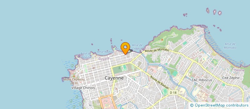 localisation de l'entreprise SCI JASP  CAYENNE