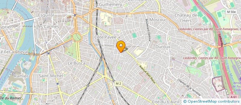 localisation de l'entreprise SCI JASP à TOULOUSE