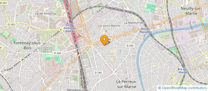 localisation de l'entreprise SCI JASPER  LE PERREUX-SUR-MARNE