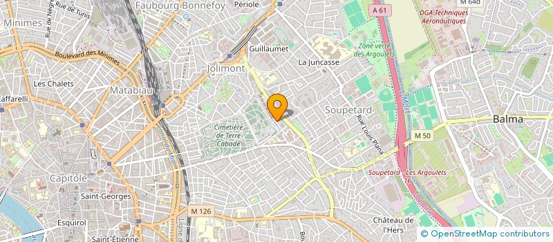 localisation de l'entreprise SCI JASPOLIA  TOULOUSE