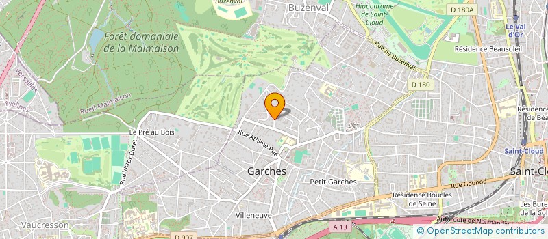 localisation de l'entreprise SCI JASS à GARCHES