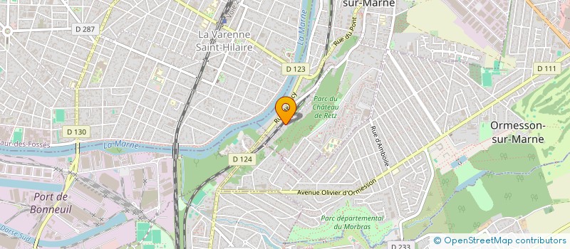 localisation de l'entreprise SCI JASSIMO  CHENNEVIERES-SUR-MARNE