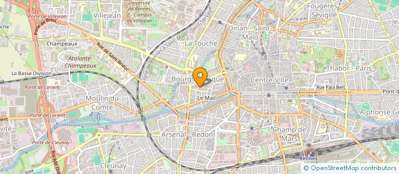 localisation de l'entreprise SCI JAST à RENNES