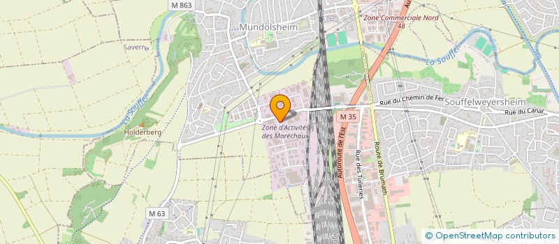 localisation de l'entreprise SCI JASY IMMOBILIER  MUNDOLSHEIM