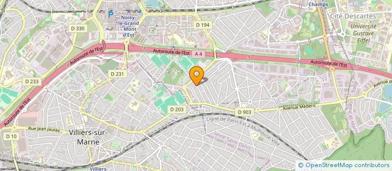 localisation de l'entreprise SCI JATAS à NOISY-LE-GRAND