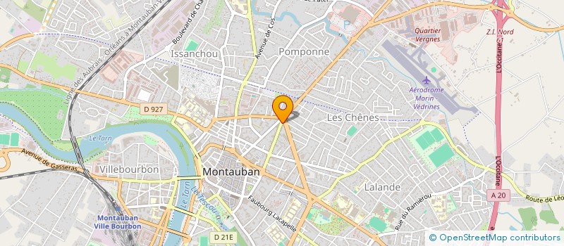 localisation de l'entreprise SCI JATECH  MONTAUBAN