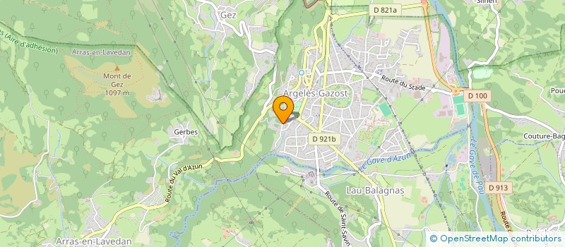 localisation de l'entreprise SCI JATELIZO  ARGELES-GAZOST