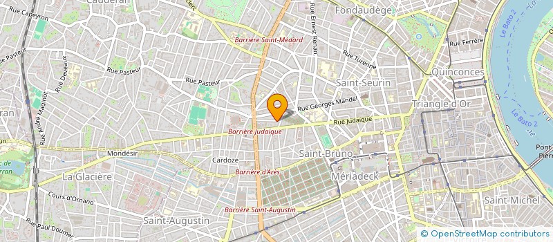 localisation de l'entreprise SCI JATHENA  BORDEAUX