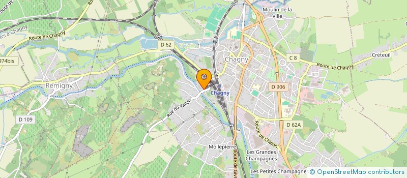 localisation de l'entreprise SCI JATIVA IMMOBILIER  CHAGNY