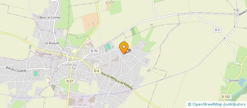 localisation de l'entreprise SCI JATS  LUNERAY