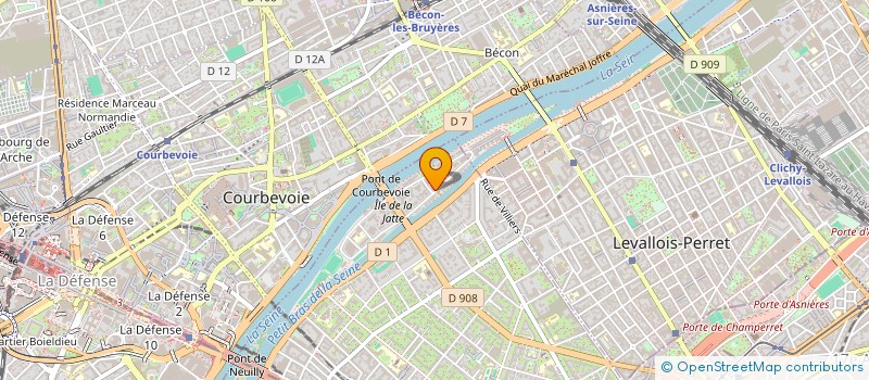 localisation de l'entreprise SCI JATTE à NEUILLY-SUR-SEINE