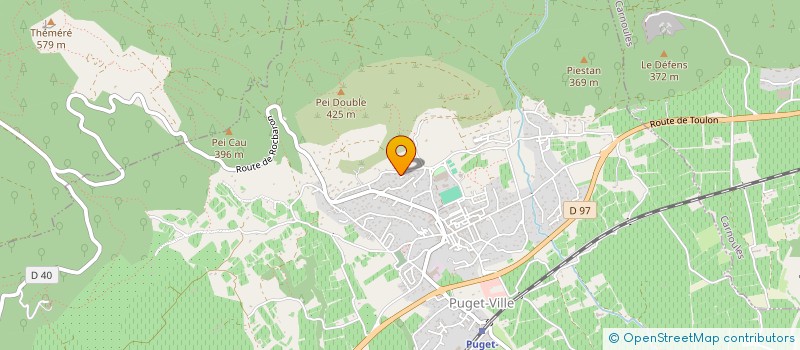 localisation de l'entreprise SCI JAUB  PUGET-VILLE