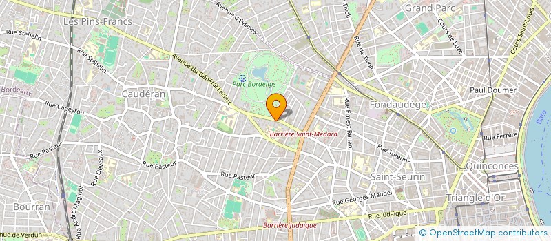 localisation de l'entreprise SCI JAUBEC  BORDEAUX