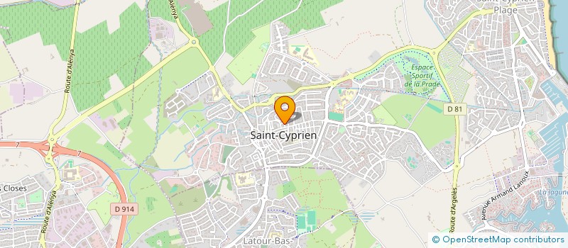 localisation de l'entreprise SCI JAUBERT  SAINT-CYPRIEN