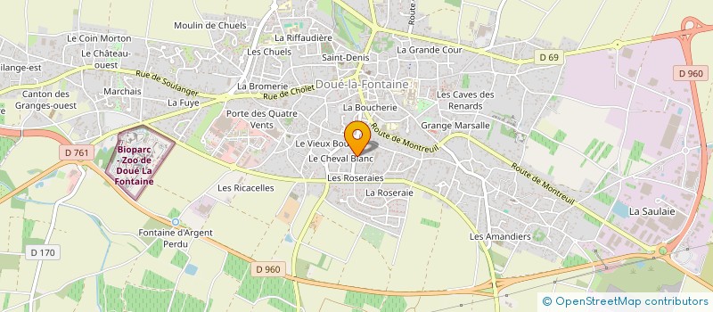 localisation de l'entreprise SCI JAUFFRAUD  DOUE-EN-ANJOU