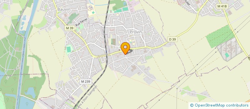 localisation de l'entreprise SCI JAUGEY  PROVIN