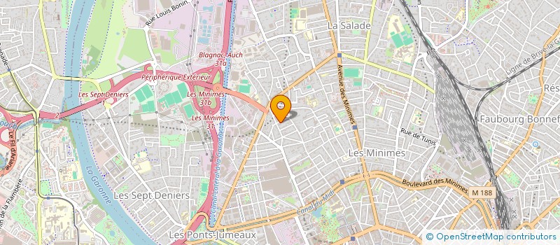 localisation de l'entreprise SCI JAUKARI à TOULOUSE
