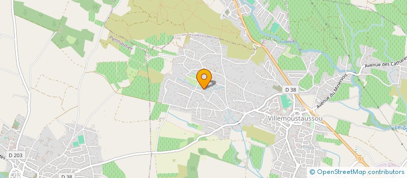 localisation de l'entreprise SCI JAULAS à VILLEMOUSTAUSSOU