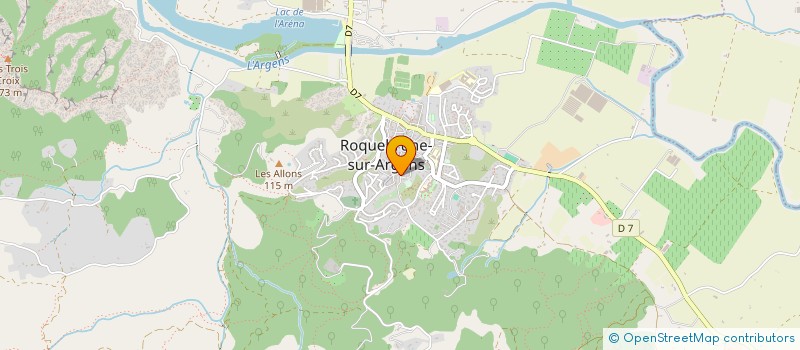 localisation de l'entreprise SCI JAUME BAUER  ROQUEBRUNE-SUR-ARGENS